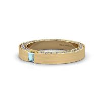 Image de Alliance WH2140L14B<br/>585 or jaune ±3&comma;5x2 mm<br/>Aigue-marine