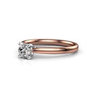 Afbeelding van Verlovingsring Mignon rnd 1 585 rosé goud diamant 0.50 crt