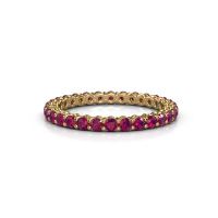 Image of Stackable ring Michelle full 2.0 585 gold rhodolite 2 mm