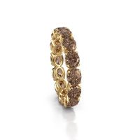 Bild von Ring vivienne ovl 5x4<br/>585 Gold<br/>braun diamant 4.900 crt