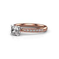 Afbeelding van Verlovingsring Mignon cus 2 585 rosé goud diamant 0.939 crt