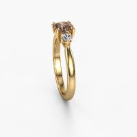Bild von Verlobungsring Lieselot Rnd<br/>585 Gold<br/>Braun Diamant 1.30 crt