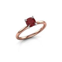 Afbeelding van Verlovingsring Crystal CUS 1 585 rosé goud robijn 5.5 mm