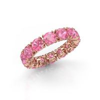 Bild von Ring vivienne 4.7<br/>585 Roségold<br/>Pink Saphir 4.7 mm