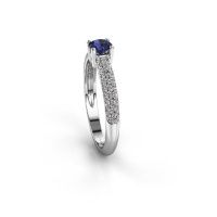 Image of Ring Marjan<br/>585 white gold<br/>Sapphire 4.2 mm