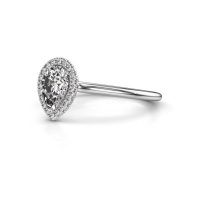 Image of Engagement ring seline per 1<br/>950 platinum<br/>Diamond 0.54 crt