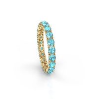 Bild von Ring vivienne 2.9<br/>585 Gold<br/>blau topas 2.9 mm