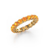 Image of Stackable ring Michelle full 3.4 585 gold citrin 3.4 mm