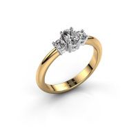 Image de Bague de fiançailles Karie<br/>585 or jaune<br/>Diamant 0.39 crt