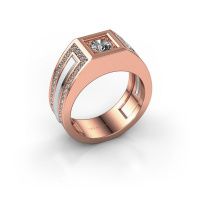 Image of Men's ring lando<br/>585 rose gold<br/>Lab-grown diamond 1.02 crt