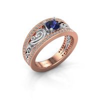 Image of Ring Julliana<br/>585 rose gold<br/>Sapphire 5 mm