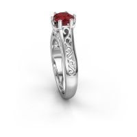 Image of Engagement ring shan<br/>950 platinum<br/>Ruby 6 mm
