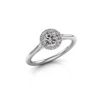 Image of Engagement ring seline rnd 1<br/>950 platinum<br/>Diamond 0.605 crt
