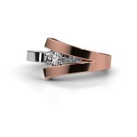 Afbeelding van Ring Sofia<br/>585 rosé goud<br/>Diamant 0.25 crt