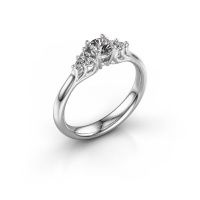 Afbeelding van Verlovingsring Monika RND<br/>950 platina<br/>diamant 0.358 crt
