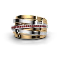 Image de Bague Swinda<br/>585 or jaune<br/>Rubis 1 mm