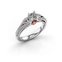 Afbeelding van Verlovingsring Nikita<br/>585 witgoud<br/>Diamant 0.57 crt