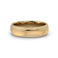 Image of Wedding ring WH2062M26BM<br/>585 gold ±6x2 mm