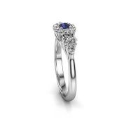 Image of Engagement ring Carisha 585 white gold sapphire 3 mm