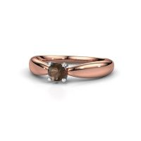 Image de Bague de fiançailles Nichole<br/>585 or rose<br/>Quartz fumé 4.2 mm