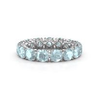 Bild von Ring vivienne 4.2<br/>950 Platin<br/>Aquamarin 4.2 mm