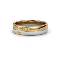Afbeelding van Trouwring WH0206L25APM 585 goud gele saffier ±5x1.7 mm