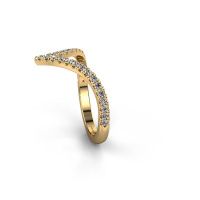 Afbeelding van Ring Mirtha<br/>585 goud<br/>Diamant 0.41 crt