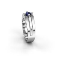 Image of Men's ring kiro<br/>950 platinum<br/>Sapphire 5 mm