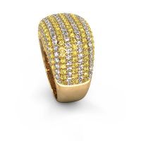 Afbeelding van Ring Kira<br/>585 goud<br/>Gele saffier 1 mm