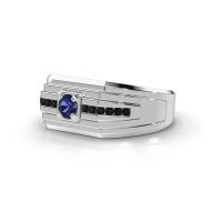 Image de Bague pour homme Oliver<br/>950 platine<br/>Saphir 4 mm