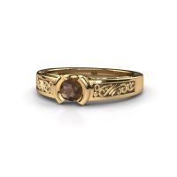 Bild von Verlobungsring elena<br/>585 Gold<br/>Rauchquarz 4 mm