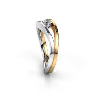 Bild von Ring Sigrid 1<br/>585 Weißgold<br/>Lab-grown Diamant 0.25 crt