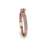 Afbeelding van Verlovingsring Meryl<br/>585 rosé goud<br/>Diamant 0.882 Crt