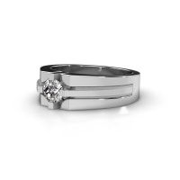 Image of Men's ring kiro<br/>585 white gold<br/>Diamond 0.60 crt