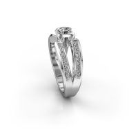 Image of Men's ring rowan<br/>585 white gold<br/>Diamond 0.60 crt