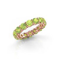 Bild von Vorsteckring heddy rnd 4.0<br/>585 Roségold<br/>Peridot 4 mm