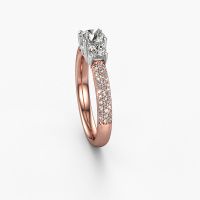 Image of Engagement Ring Marielle Rnd<br/>585 rose gold<br/>Diamond 1.17 crt