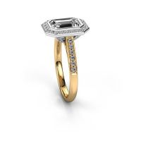 Afbeelding van Verlovingsring Noud 2 EME<br/>585 goud<br/>diamant 2.104 crt