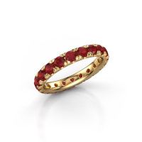 Image of Stackable Ring Jackie 3.0<br/>585 gold<br/>Ruby 3 mm