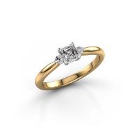 Image of Engagement ring Lieselot ASSC 585 gold diamond 0.45 crt