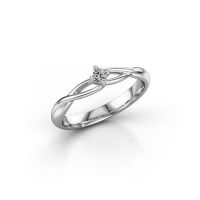 Image of Ring Paulien<br/>585 white gold<br/>Diamond 0.08 crt