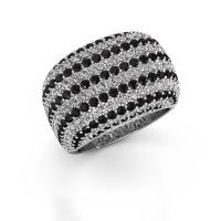 Afbeelding van Ring Kira<br/>950 platina<br/>Zwarte Diamant 4.252 Crt