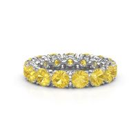 Bild von Ring vivienne 4.2<br/>950 Platin<br/>Gelb Saphir 4.2 mm