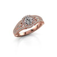 Image of Engagement ring Darla 585 rose gold diamond 0.955 crt