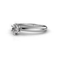 Image de Bague de fiançailles Tiffy 1<br/>585 or blanc<br/>Diamant 0.40 crt