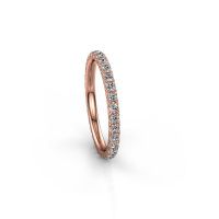 Image of Stackable Ring Jackie 1.7<br/>585 rose gold<br/>Lab-grown diamond 0.66 crt