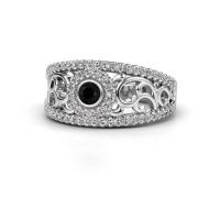 Image of Ring Lavona<br/>950 platinum<br/>Black diamond 0.53 crt