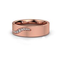 Image of Wedding ring WH2053L16BP<br/>585 rose gold ±6x2 mm<br/>Zirconia