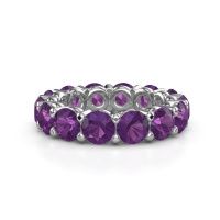 Bild von Ring heddy rnd 5.0<br/>585 Weißgold<br/>Amethyst 5 mm