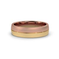 Image of Wedding ring WH0200M26BM<br/>585 rose gold ±6x2 mm